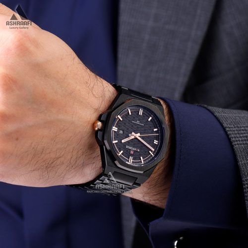 ساعت صفحه مشکی نیوی فورس Naviforce NF9245KRg