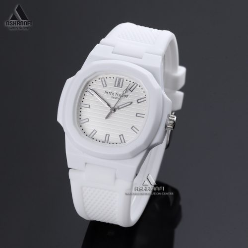 ساعت پتک فیلیپ سفید