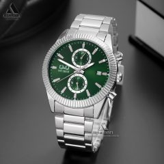 ساعت کیو اند کیو صفحه سبز A39A-003PY