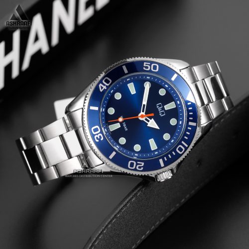 ساعت صفحه سورمه ای Q&Q C72A-002PY