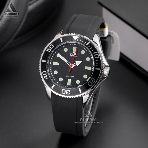 ساعت اورجینال بند پیو Q&Q C72A-005PY