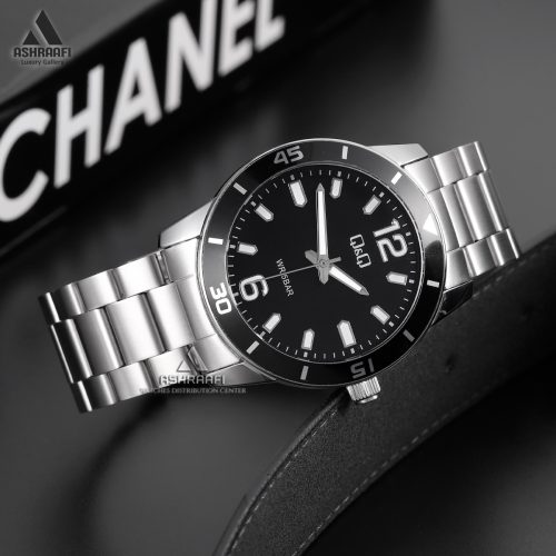 ساعت صفحه مشکی کلاسیک Q85B-005PY