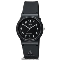 ساعت بند مشکی کیو اند کیو Q&Q V06A-019VY