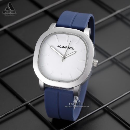 ساعت بند سورمه ای رومانسون Romanson A2020