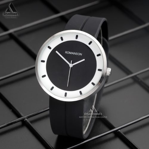 ساعت بند مشکی رومانسون Romanson C2020