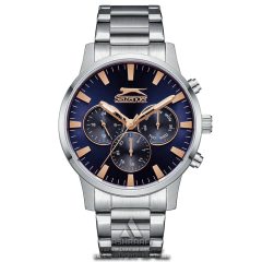 ساعت مردانه صفحه سورمه ای Slazenger SL.09.2356.2.02