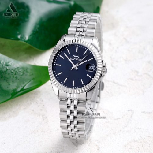 ساعت اسلازنجر صفحه سورمه ای Slazenger SL.09.2472.3.01