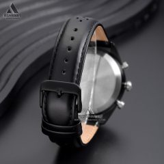ساعت مردانه تی انجین بند چرمی T-Engine Drum Chrono 3938