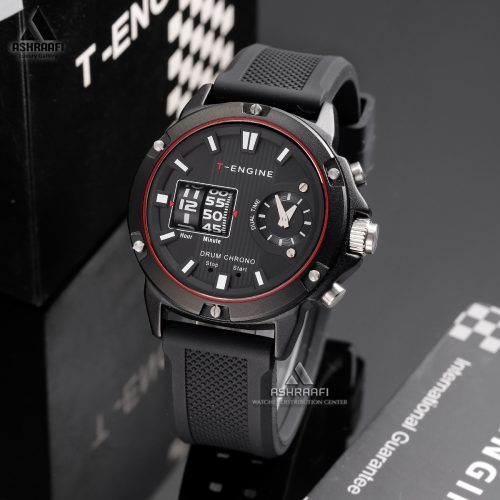 ساعت مردانه تی انجین T-Engine Drum Chrono 3952