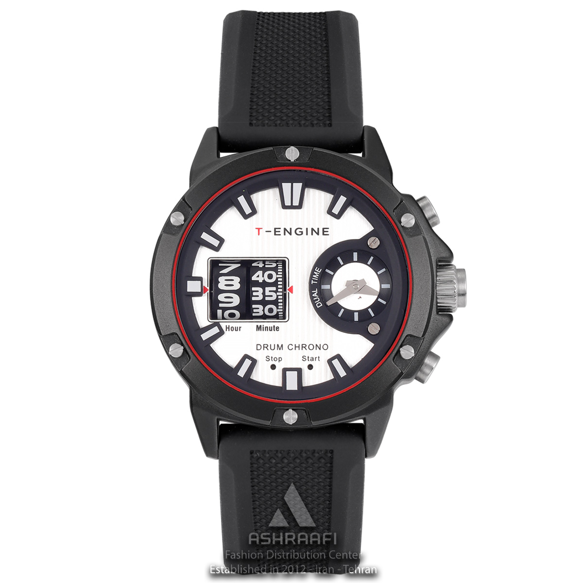 ساعت تی انجین T-Engine Drum Chrono 3953