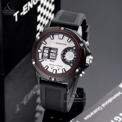 ساعت مردانه تی انجین T-Engine Drum Chrono 3953