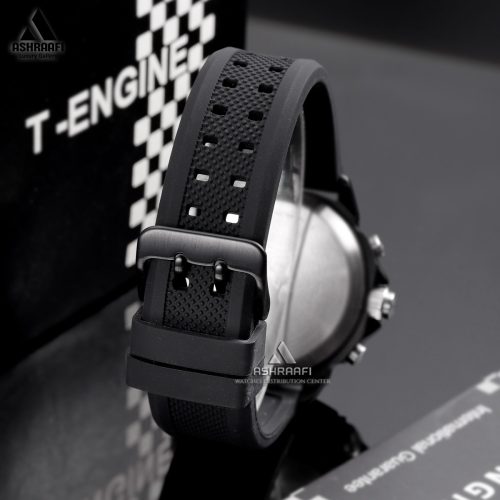 بند پلاستیکی ساعت مردانه T-Engine Drum Chrono 3953