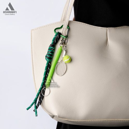 آویز کیف با طرح کیوت راکت تنیس