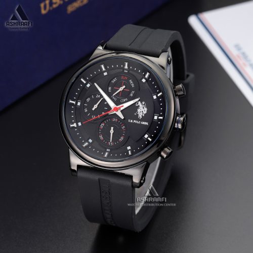 ساعت اورجینال مشکی U.S. Polo Assn. USPA1008-07