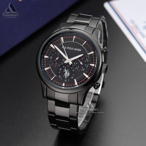 ساعت استیل مشکی U.S. Polo Assn. USPA1010-09