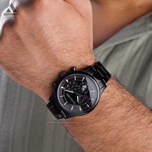 ساعت صفحه مشکی یو اس پولو U.S. Polo Assn. USPA1010-09