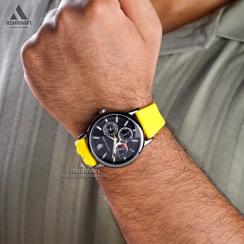 ساعت صفحه مشکی یو اس پولو U.S. Polo Assn. USPA1098-05