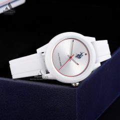 U.S.-Polo-Assn.-USPA2007-01-05 ساعت یو اس پولو سفید U.S. Polo Assn. USPA2007-01
