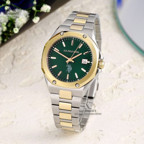ساعت یو اس پولو صفحه سبز U.S. Polo Assn. USPA2104-02