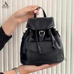 کوله پشتی چرم مشکی