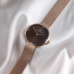 ساعت صفحه قهوه‌ای دنیل کلین Daniel Klein
