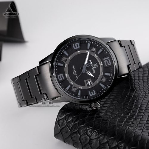 ساعت نیوی فورس مشکی Naviforce NF8044K