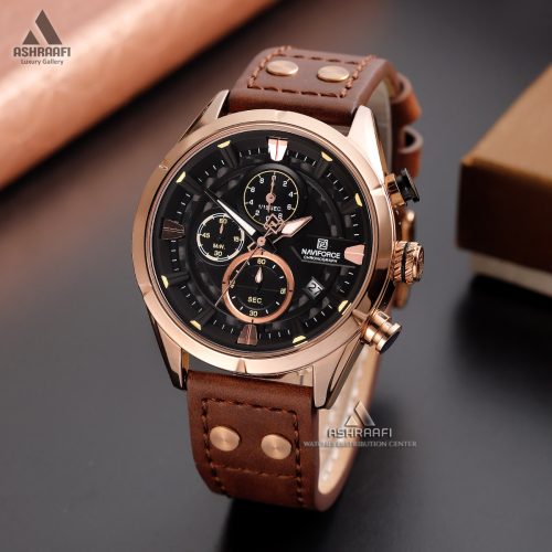 ساعت مردانه نیوی فورس Naviforce NF8045BRGK