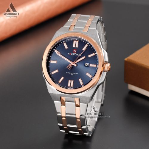 ساعت نیوی فورس صفحه سرمه ای Naviforce NF9226SRgB