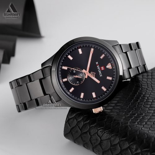 ساعت نیوی فورس بند استیل Naviforce NF9231KRg