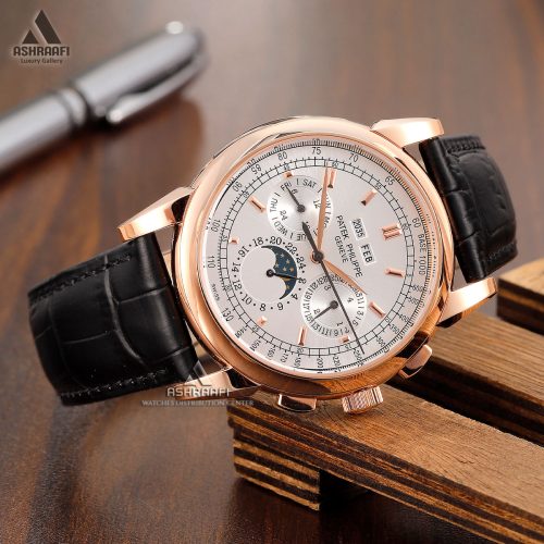 ساعت پتک فیلیپ بند چرمی Patek Philippe Grand Complications RGK52