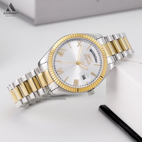 ساعت صفحه نقره ای اسلازنجر Slazenger SL.09.2338.4.04