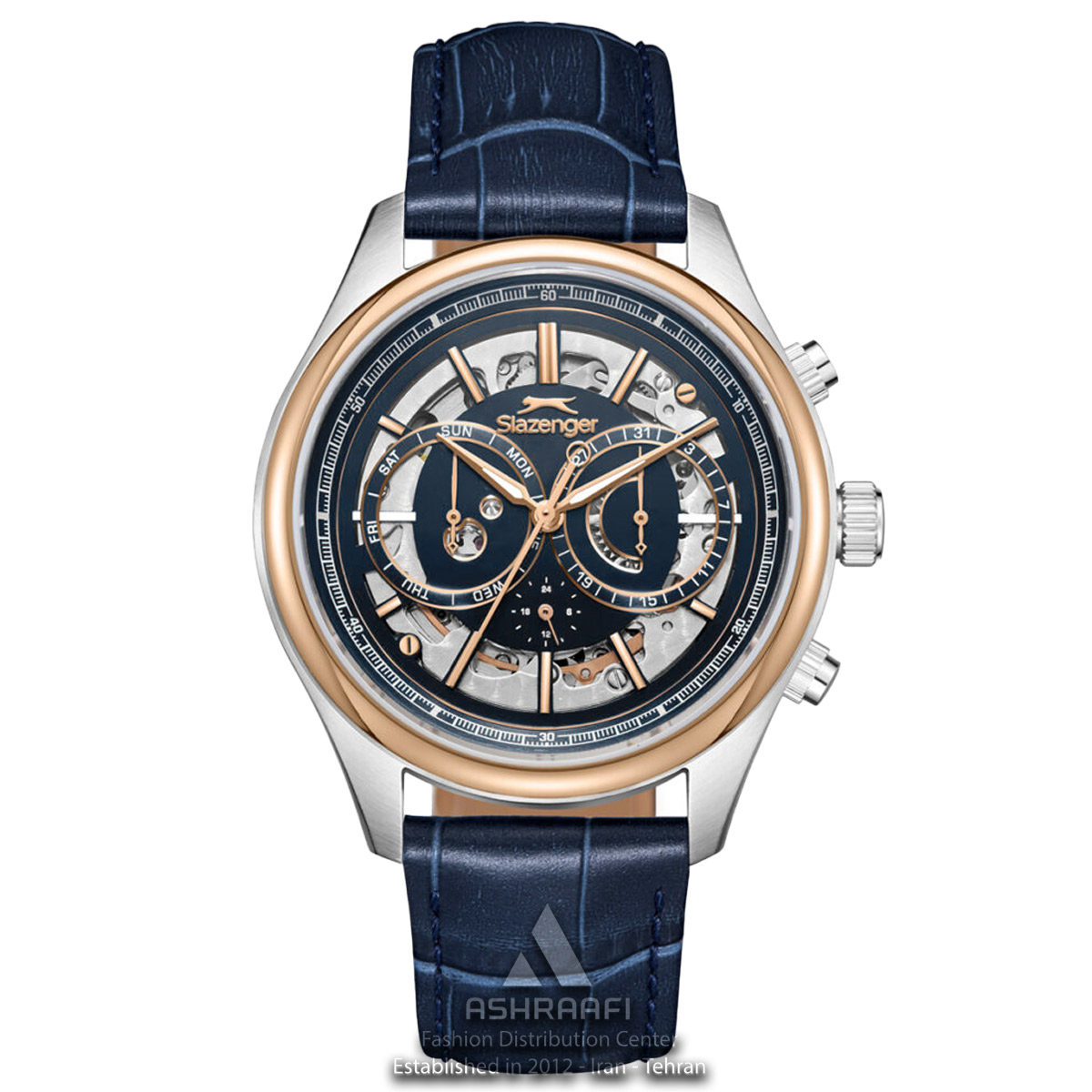 ساعت اسلازنجر بند چرمی Slazenger SL.09.2489.2.05