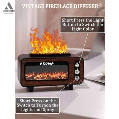 vintage Fireplace Aroma Diffuser LA-0646