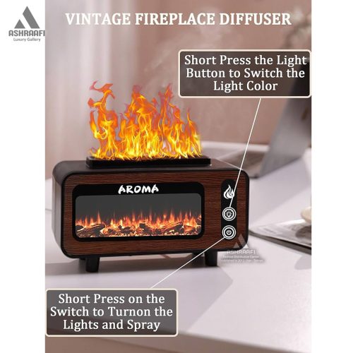 vintage Fireplace Aroma Diffuser LA-0646