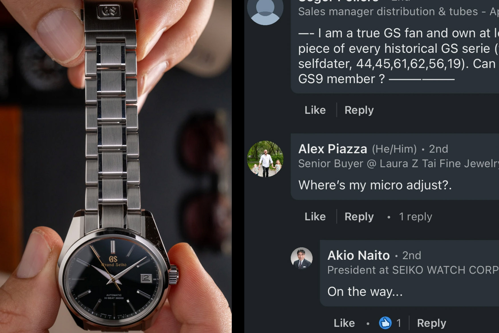 نظر آیکو نایتو، رئیس سیکو، در مورد سگک تنظیم دقیق