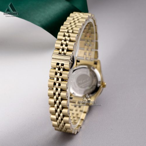 ساعت اکسنت بند طلایی Axcent AX160041GG