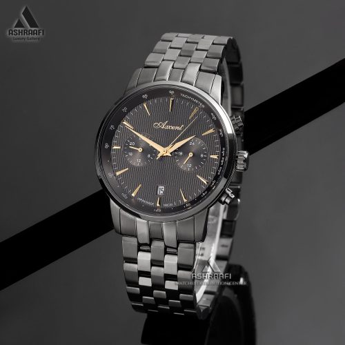 ساعت اکسنت مشکی Axcent AX180033K