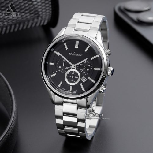 ساعت اکسنت صفحه مشکی Axcent AX180035SK