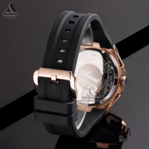 ساعت مردانه اکسنت بند پلاستیکی Axcent AX183019KRG