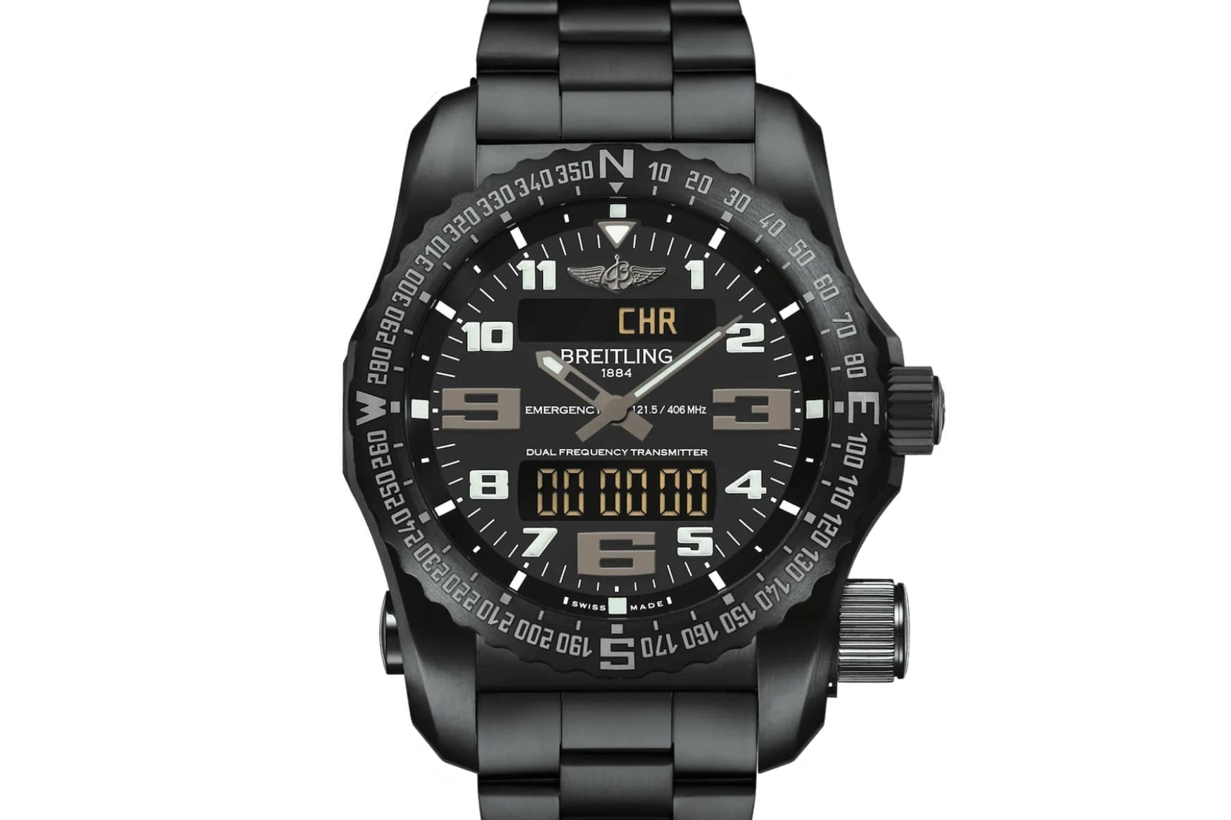 ساعت بریتینگ Emergency مشکی