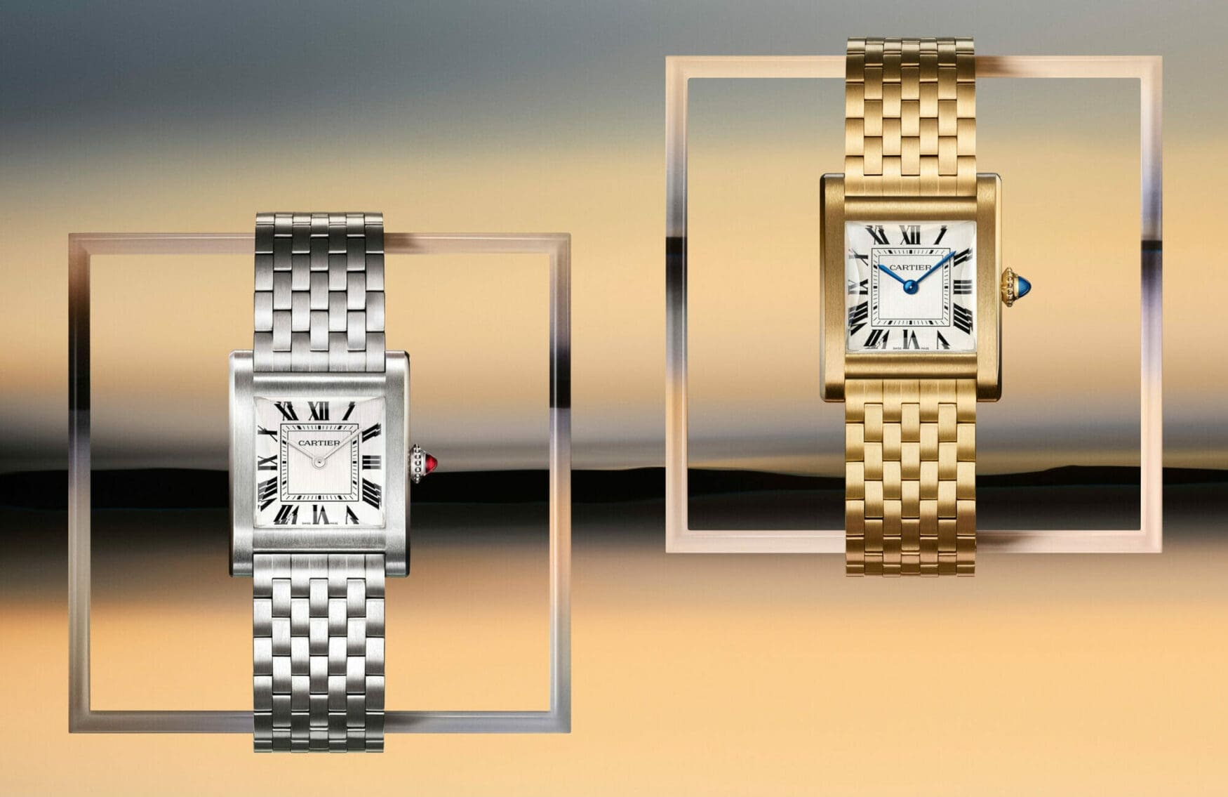 ساعت مچی Cartier Tank Normale Privé پلاتینیوم