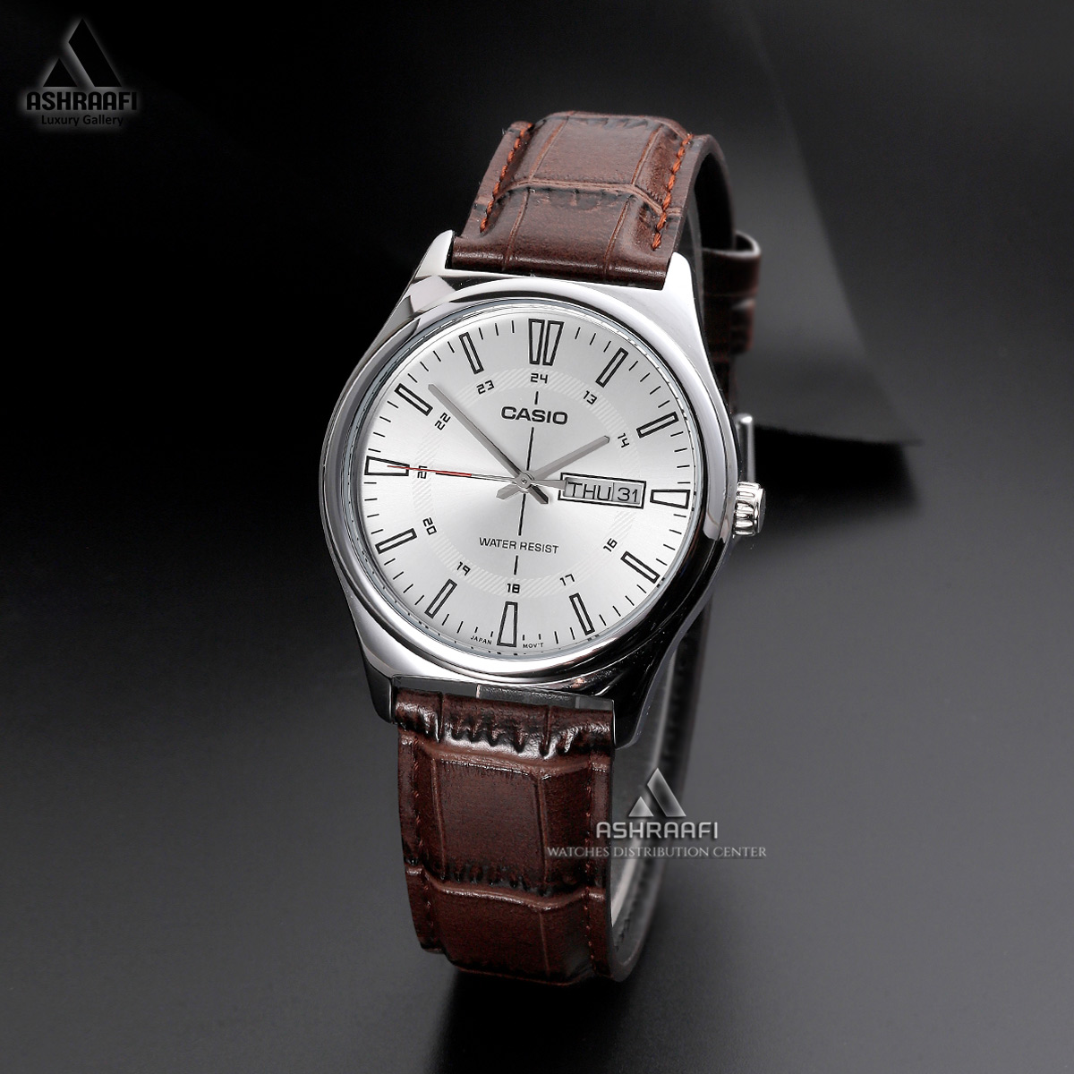 ساعت کاسیو بند چرمی Casio MTP-V006L-7C - گالری اشرافی