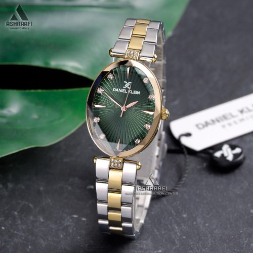ساعت زنانه دنیل کلین صفحه سبز Daniel Klein DK.1.13954-4