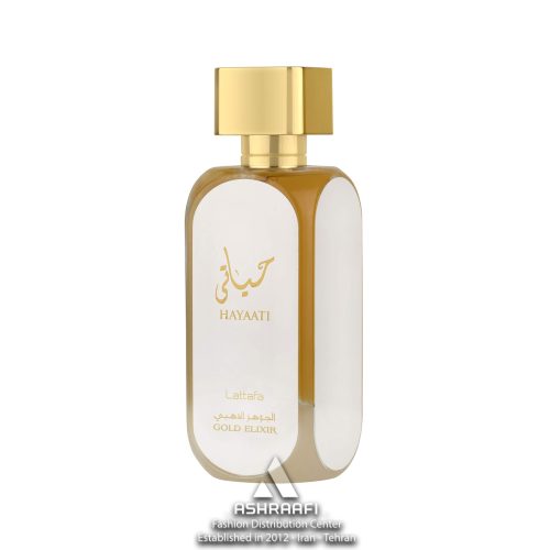 ادکلن لطافه حیاتی گلد الکسیر Lattafa Hayaati Gold Elixir Unisex