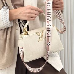 Louis-Vuitton-HandBag-A03-08 کیف کرم زنانه لویی ویتون