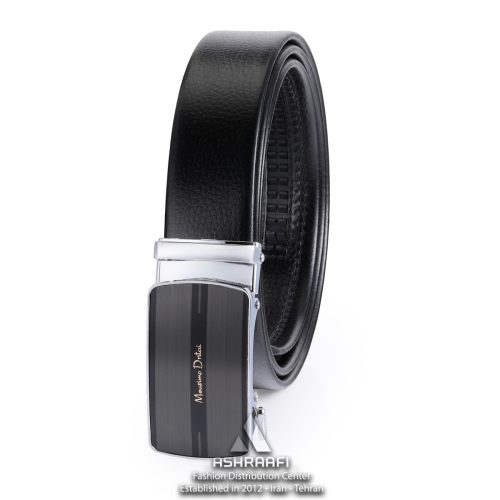 کمربند مردانه ریلی Massimo Dutti Leather Ratchet Belt BL86