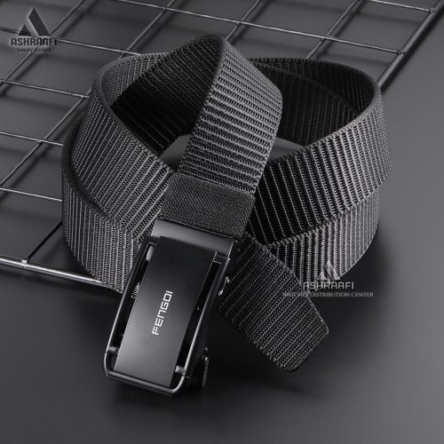 کمربند مشکی برزنتی