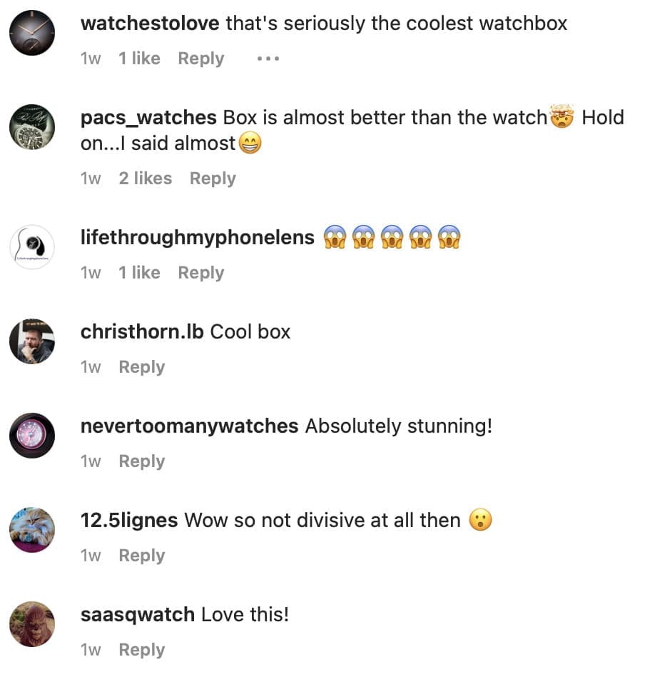 نظرات کاربران درباره جعبه ساعت سجیما ادیشن