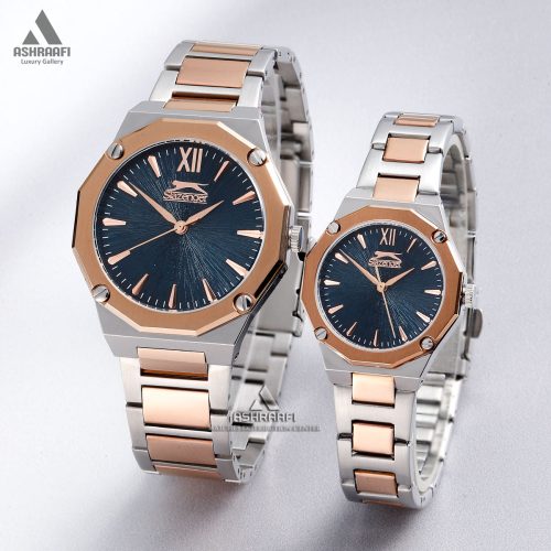 ساعت اسلازنجر صفحه سورمه ای Slazenger SL.09.2375.1.03