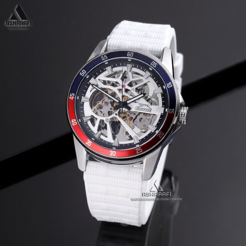 ساعت اسلازنجر بند سفید Slazenger SL.09.2412.1.05